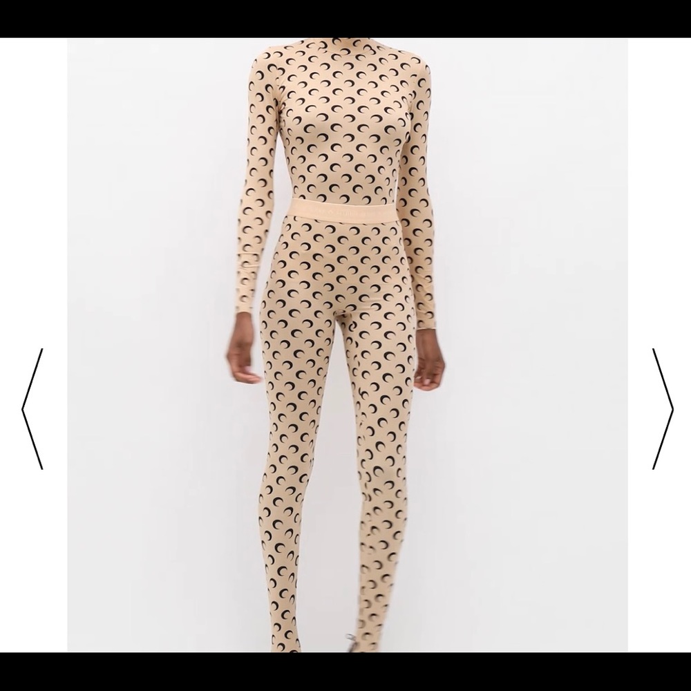 Marine Serre leggings set